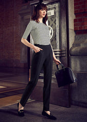 Biz Corporate Womens Bandless Slimline Pant (10721)