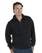 JB's Adults Half Zip Fleecy Sweat (3FSZ)