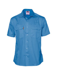 DNC Cotton Drill S/S Work Shirt - Short Sleeve (3201)