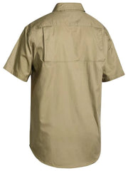 Bisley Cool Lightweight Drill Shirt - Short Sleeve-(BS1893)