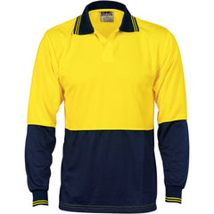 DNC Hi Vis Two Tone Food Industry Polo Long Sleeve (3904)