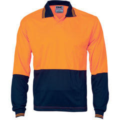 DNC Hi Vis Two Tone Food Industry Polo Long Sleeve (3904)