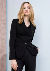 Biz Corporate Ladies 2 Button Mid Length Jacket (60119)