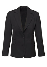 Biz Corporates Comfort Wool Stretch Womens Longline Jacket(64012)