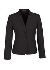 Biz Corporates Ladies Short Jacket with Reverse Lapel (64013)