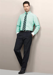 Biz Corporates Mens One Pleat Pant Stout (74011S)