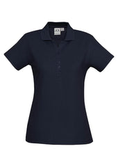Biz Collection Ladies Crew Polo(1st 10 Colours) (P400LS)