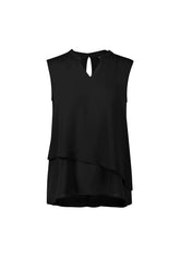 Biz Corporate Seville Womens Sleeveless Layered Blouse (RB260LN)