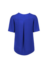 Biz Corporate Vienna Womens Short Sleeve Blouse (RB261LS)