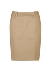 Biz Corporate Traveller Womens Chino Skirt (RGS264L)
