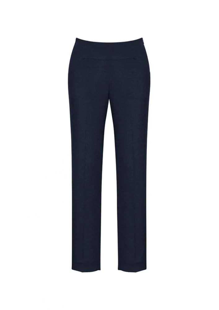 Biz Corporate Ladies Bandless Slim Leg Pant (10121)