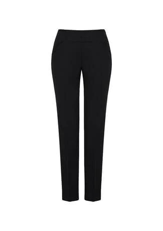 Biz Corporate Womens Bandless Elastic Waist Pant (10722)