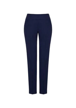 Biz Corporate Womens Bandless Elastic Waist Pant (10722)
