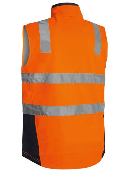 Bisley Taped Hi Vis Soft Shell Vest-(BV0348T)