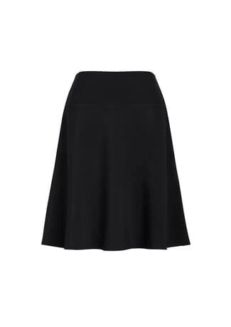 Biz Corporate Womens Bandless Flared Skirt (20718)
