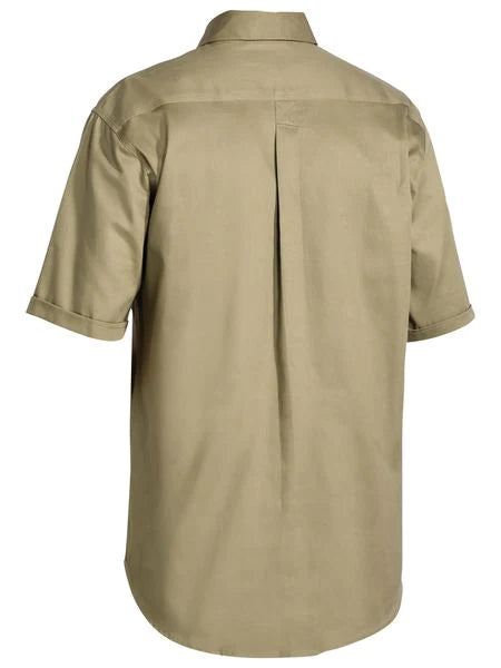 Bisley Closed Front Cotton Drill Shirt - Long Sleeve-(BSC6433)