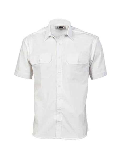 DNC Polyester Cotton S/S Work Shirt (3211)