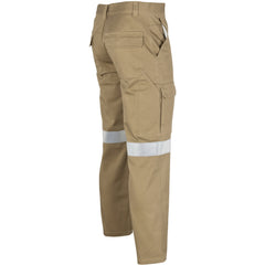 DNC Cotton Drill Cargo Pants With 3M R/Tape (3319)