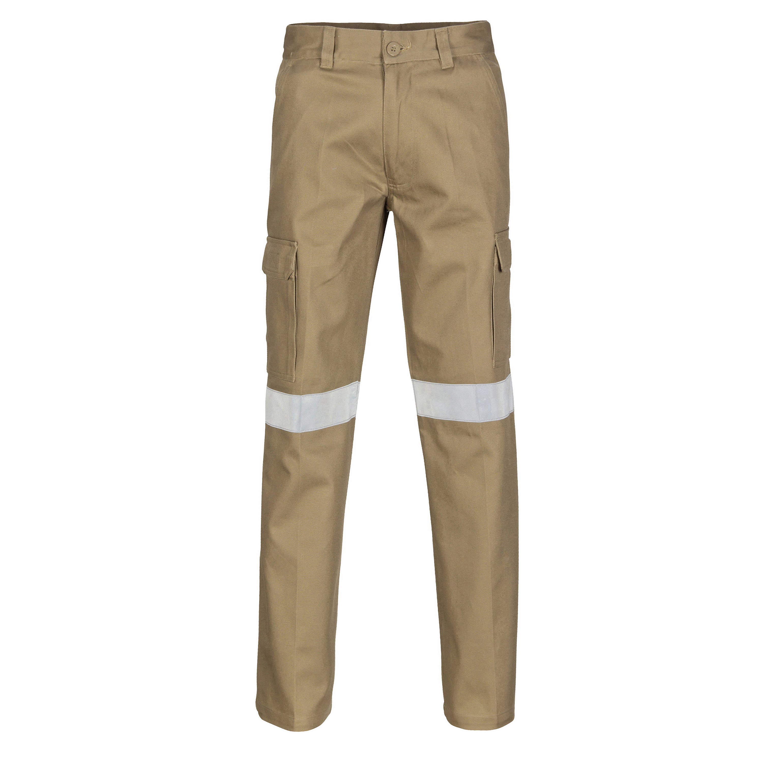 DNC Cotton Drill Cargo Pants With 3M R/Tape (3319)