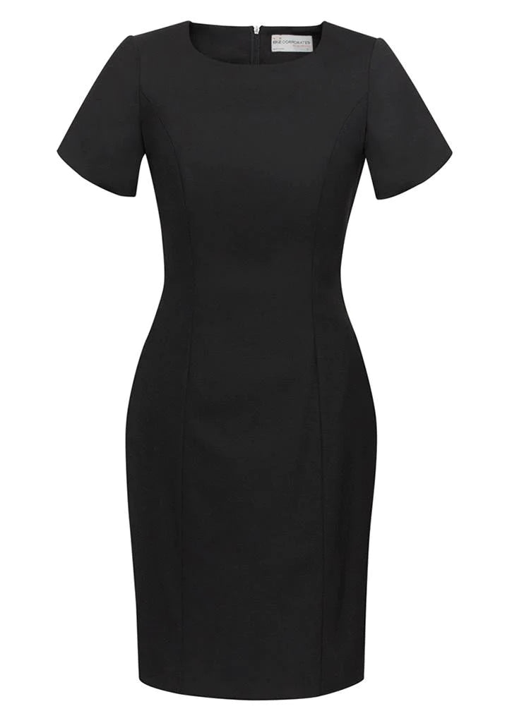 Biz Corporates Ladies Short Sleeve Shift Dress (34012)