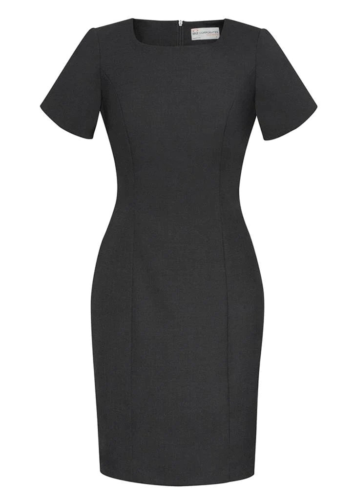 Biz Corporates Ladies Short Sleeve Shift Dress (34012)