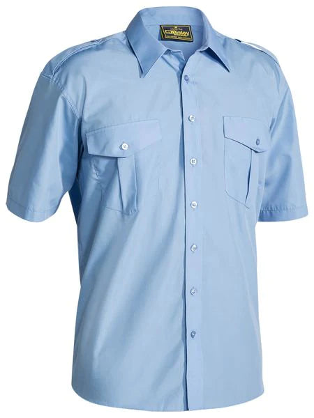 Bisley Epaulette Shirt - Short Sleeve (B71526)