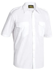 Bisley Epaulette Shirt - Short Sleeve (B71526)