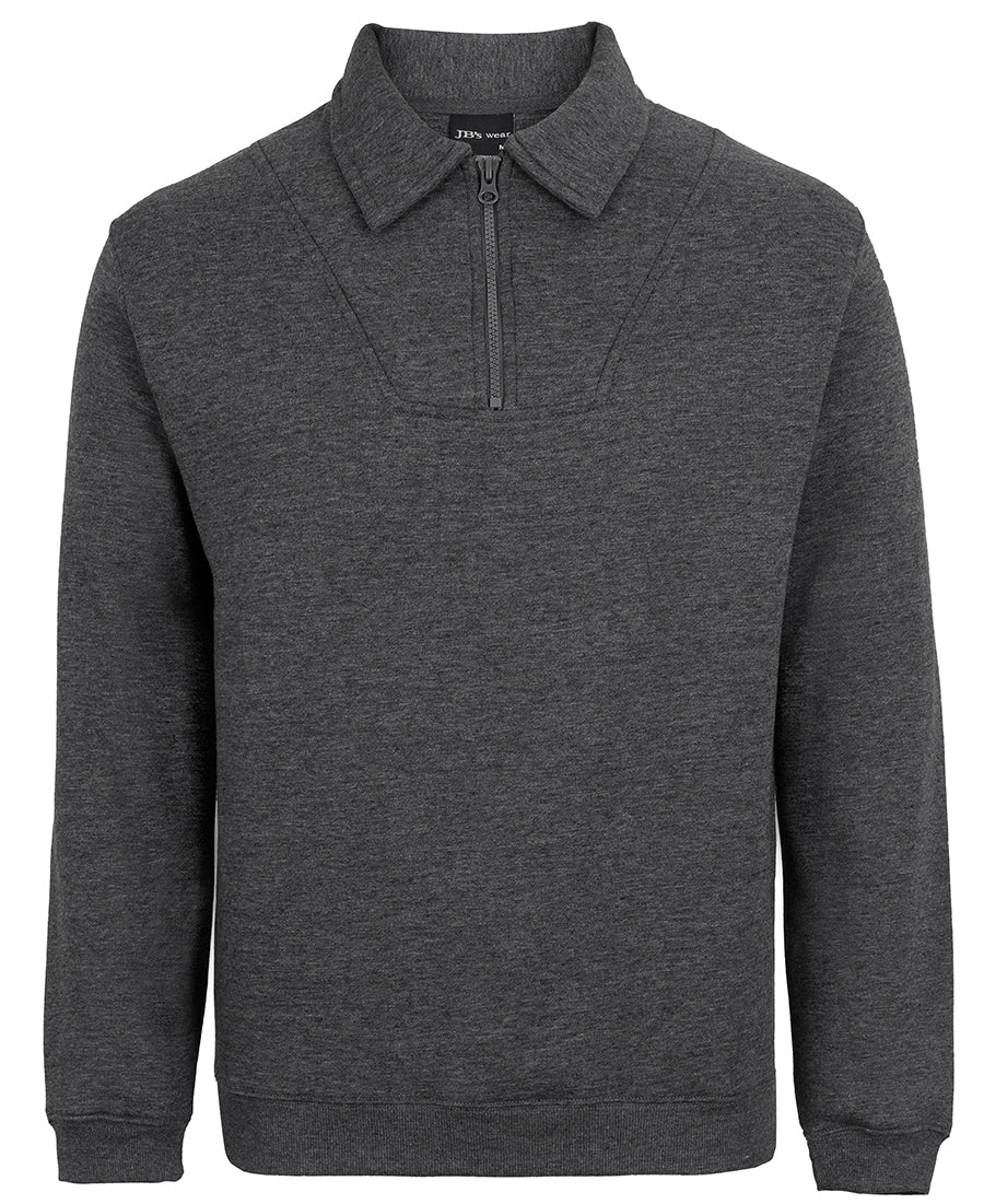 JB's Adults Half Zip Fleecy Sweat (3FSZ)