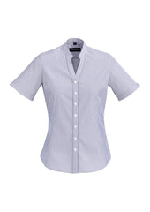 Biz Corporate Womens Bordeaux Short Sleeve Shirt (40112)