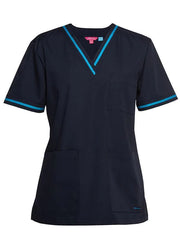 JB's Ladies Contrast Scrubs Top (4SCT1)
