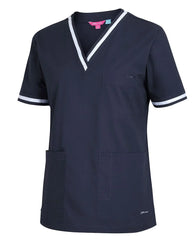 JB's Ladies Contrast Scrubs Top (4SCT1)