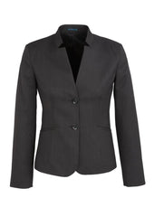 Biz Corporates Ladies Short Jacket with Reverse Lapel (60113)