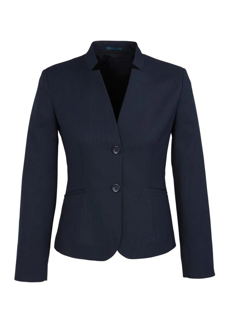 Biz Corporates Ladies Short Jacket with Reverse Lapel (60113)