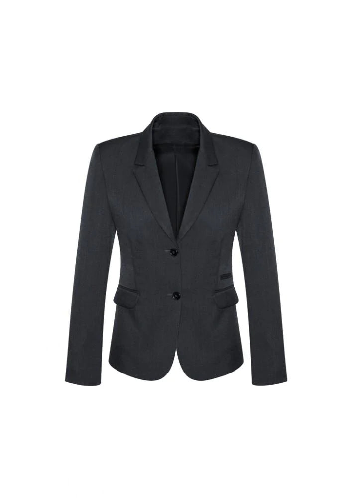 Biz Corporate Ladies 2 Button Mid Length Jacket (60119)