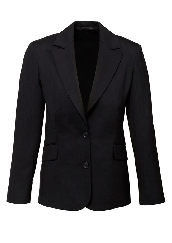 Biz Corporates Comfort Wool Stretch Womens Longline Jacket(64012)