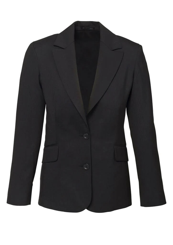 Biz Corporates Comfort Wool Stretch Womens Longline Jacket(64012)