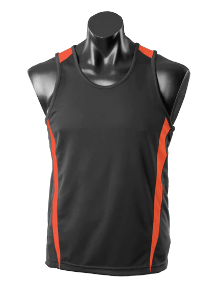 Aussie Pacific Eureka mens singlet 1st ( 14 Colour )-(1104)