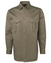 JB's Long Sleeve 190g Work Shirt (6WLS)
