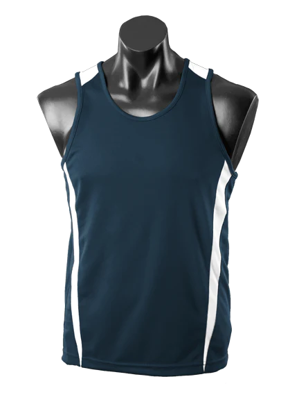 Aussie Pacific Eureka mens singlet 1st ( 14 Colour )-(1104)