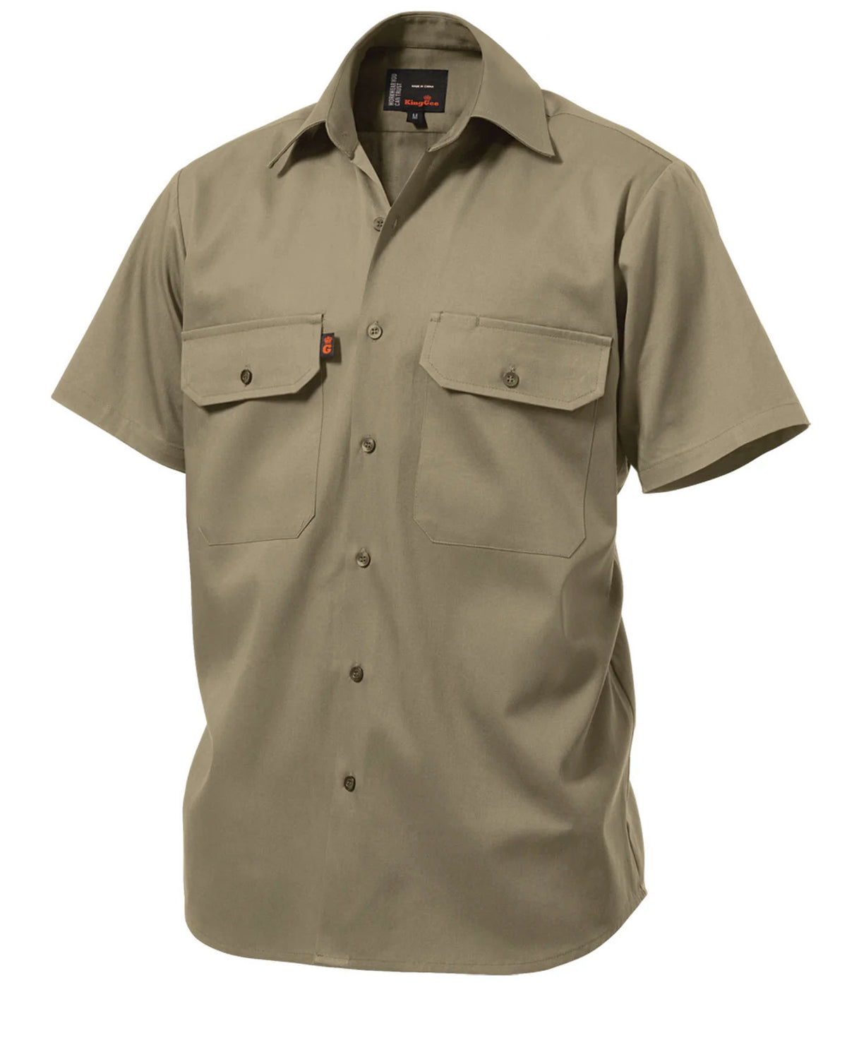 King Gee Open Front Drill Shirt S/S (K04030)