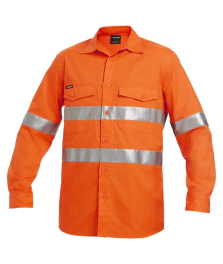KingGee Workcool 2 Hi-Vis Reflective Shirt Long Sleeve (K54890)