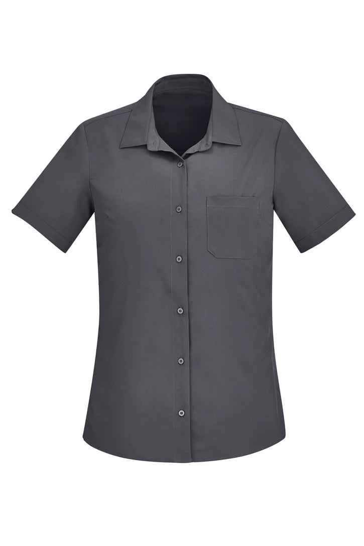 Biz Care Womens Florence Short Sleeve Shirt(1st 6 Colors) (CS947LS)