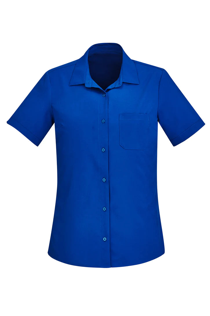 Biz Care Womens Florence Short Sleeve Shirt(1st 6 Colors) (CS947LS)