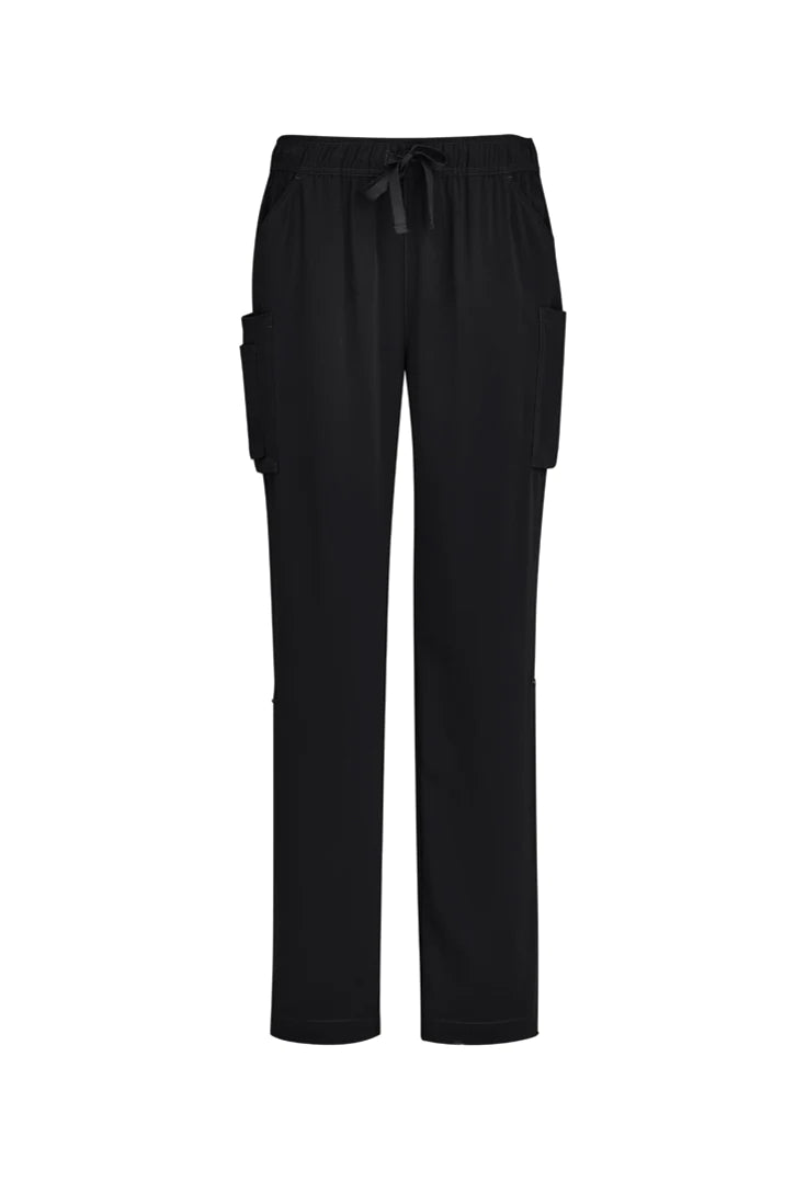 Biz Care Womens Avery Multi-pocket Straight Leg Pant (CSP944LL)