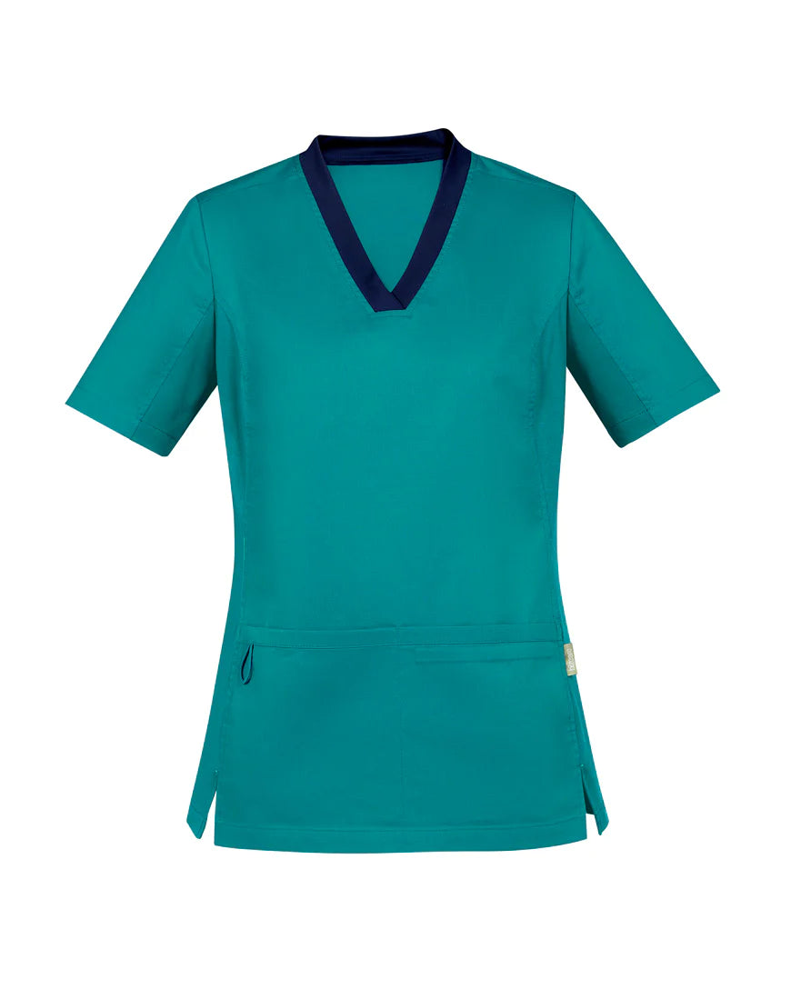 Biz Care Womens Riley V-neck Scrub Top (CST043LS)