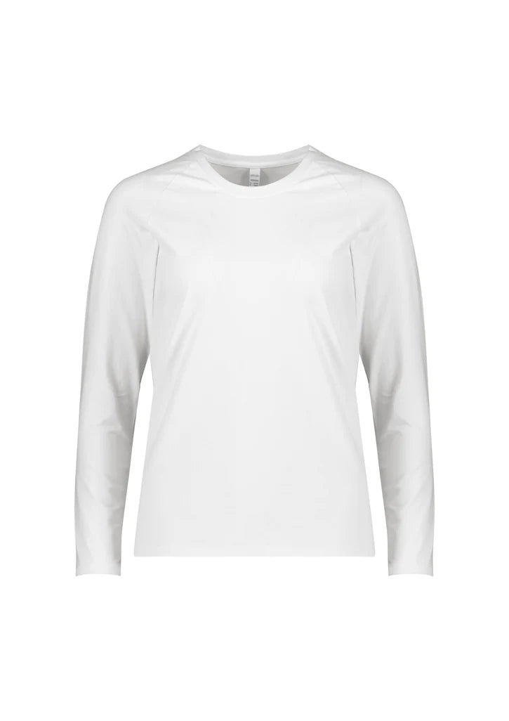 Biz Care Performance Womens Cotton Long Sleeve Tee (CT247LL)