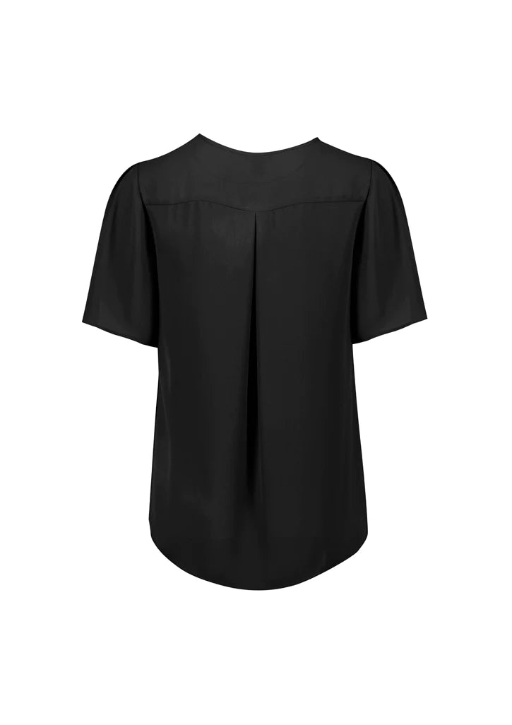 Biz Corporate Vienna Womens Short Sleeve Blouse (RB261LS)