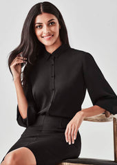 Biz Corporate Womens Lucy 3/4 Sleeve Blouse (RB965LT)