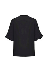 Biz Corporate Womens Aria Fluted Sleeve Blouse (RB966LS)