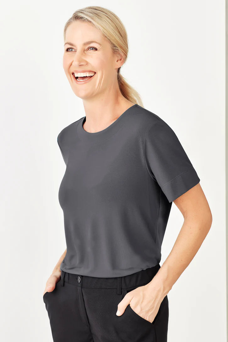 Biz Care Womens Marley Jersey T-Top (CS952LS)